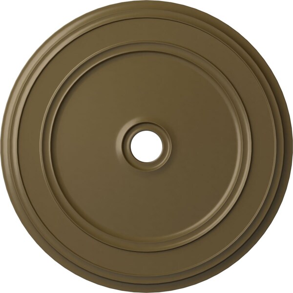 Ekena Millwork Classic Ceiling Medallion (Fits Canopies up to 5 1/2"), 41 1/8"OD x 4"ID x 2 1/8"P, Mississippi Mud CM41CLMMF - main